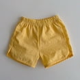 thumbnail image 4 of Tranfacy Toddler Summer Shorts Solid Loose Daily Half Pants, 4 of 5
