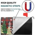 thumbnail image 5 of Christmas Tree Magnetic Mailbox Cover Large Size 25.5x21 Inch Winter Snowflake Buffalo Plaid Decorative Mail Box Post Covers Happy Holiday Xmas Letter Box Wraps for Home Outdoor Garden Yard Decor, 5 of 5