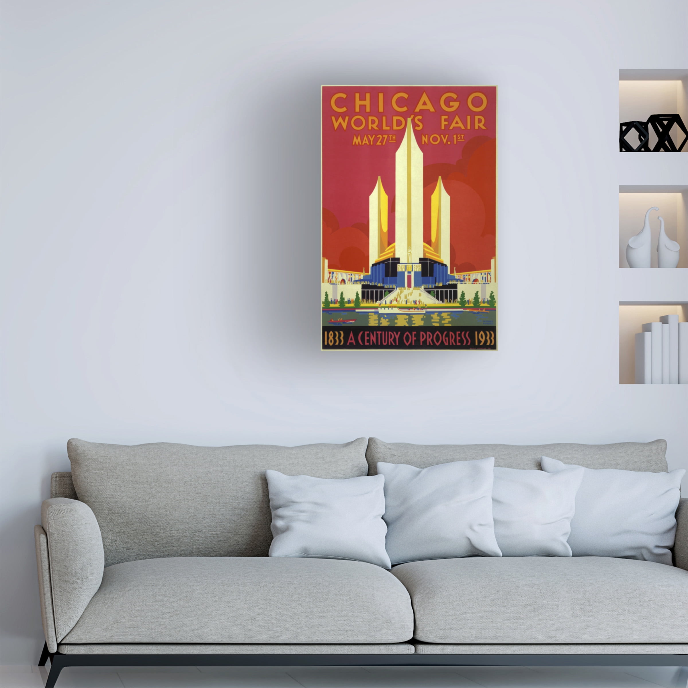 Unknown Artist 'Chicago Worlds Fair' Canvas Art