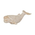 thumbnail image 2 of Coastal Whale Figurine Decor - Handcrafted Resin Polyresin Sculpture - Nautical Ocean Theme - Home & Office Accent - Beach House Aesthetic - 5" White, 2 of 11