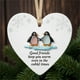 thumbnail image 1 of pstuiky Adorno de corazón de cristal marino con forma de corazón para la amistad, recuerdo de la amistad, adorno de corazón de la amistad para colgar en el árbol de Navidad, 1 of 1