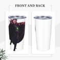 thumbnail image 4 of Taza de acero inoxidable con tapa de pajita de 20 oz de Doctor Strange, taza para automóvil, taza de café, taza con tapa adecuada para automóviles y oficinas, taza de acero inoxidable, 4 of 8