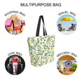thumbnail image 7 of FORMRS Womens Canvas Tote Bag with Zipper Inner Pocket Shoulder Handbag, Olive Leaf, 7 of 7