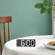 Smart Digital Alarm Clocks for Bedrooms, Led Screen, Snooze, Dimmable, 12/24Hr