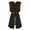 #0161-Brown, variant on Halloween Costume for Men V Neck Sleeveless Pullover Vest Mid Length Corset Style for Party Performance