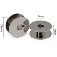 thumbnail image 2 of 10-100 PCS Sewing Machine Metal L Bobbins (55623S) For Singer Brother Janome Bernina Sewing Machine Accessories, 2 of 4