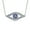 Silver, variant on Bling Jewelry Womens Turkish Blue Evil Eye Pendant Necklace with Pave CZ in Sterling Silver