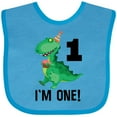 thumbnail image 3 of Inktastic 1st Birthday Dinosaur 1 Year Old Boy Boys Baby Bib, 3 of 4