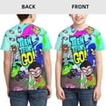 thumbnail image 3 of Teen Titans Go 3d Printed T-Shirt Short Sleeve Tees Shirt For Boys Girls, 3 of 7