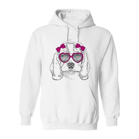Cute Puppy  Hoodie Women -Image by Shutterstock, Female Large