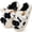 Black, variant on Fuzzy Slippers for Women Cute Cow House Slippers Non-Slip Home Shoes with Memory Foam