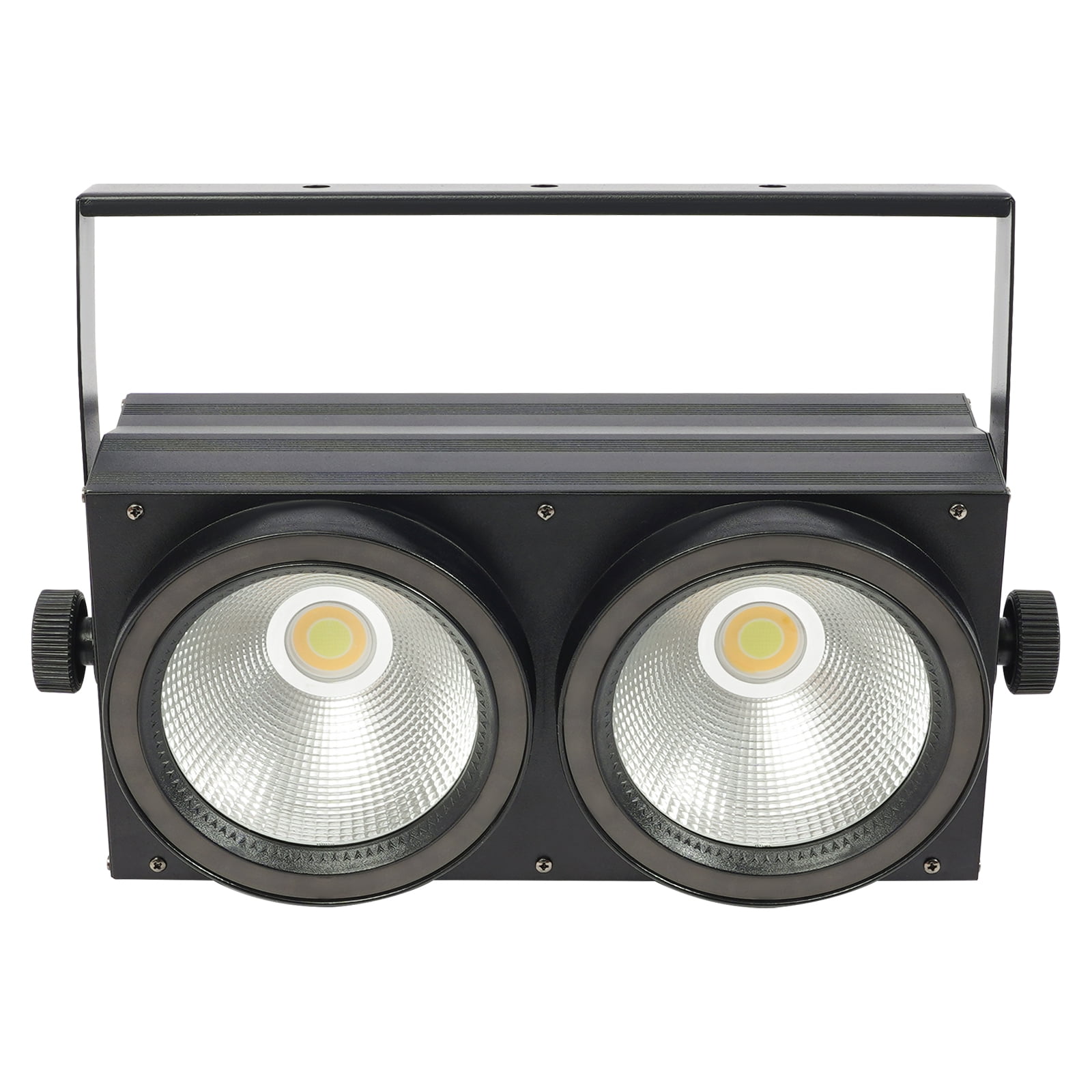 Miumaeov 200W COB Par Light Multicolor 2-Eyes LED COB Par Lamp Stage Lighting Effect DMX