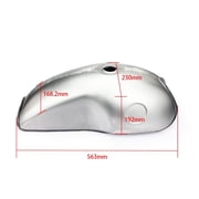 10L 2.6 Gal Universal Fit Cafe Racer Vintage Gas Fuel Tank for HONDA CB350 CB450 CB550 CB750 for YAMAHA
