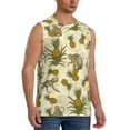 thumbnail image 2 of Balery Monkeys and Pinealpples Men's Sleeveless Muscle Shirts Workout Tank Top, Moisture Wicking, Odor Protection-Medium, 2 of 8
