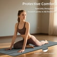 thumbnail image 3 of Lamei Foldable Yoga Mat, Extra Thick 1/2 inch Exercise Mat for Home Workout, Non-Slip Pilates Mats, Easy Storage, Quick Fold, No Curl(Grey), 3 of 7