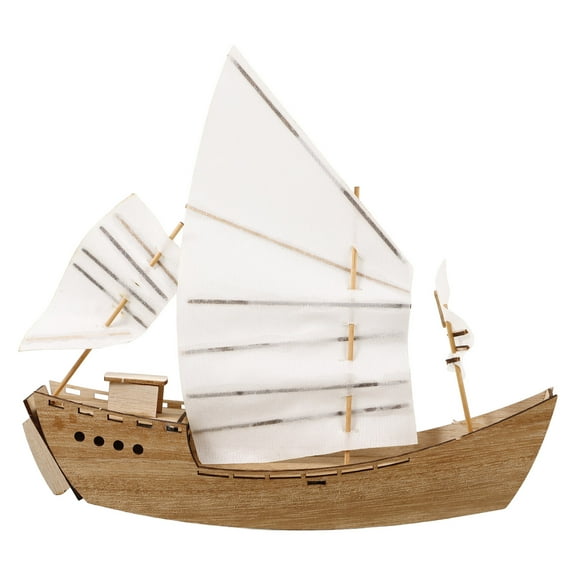 Kits de modelos de veleros de madera para niños: construye tu propio modelo de barco, ensamblaje de modelo de barco, modelo de velero, hélice de barco de madera.