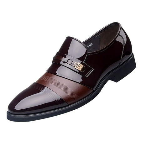 

HGWXX7 Fashion Men Business Leather Shoes Casual Comfortable Dress Shoe Male Suit Shoes Fall Shoes