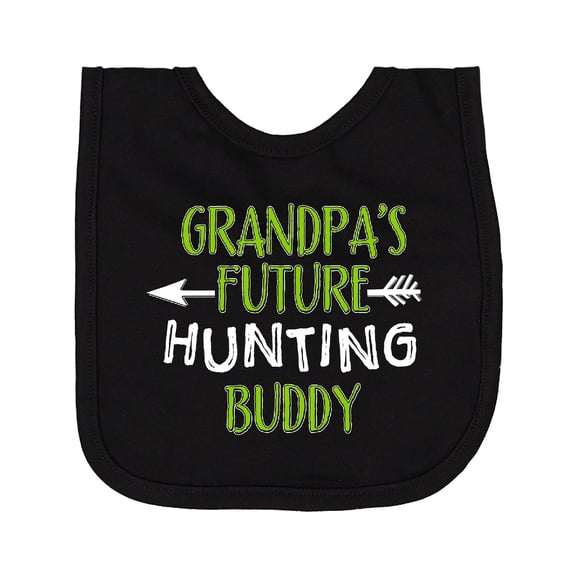 Inktastic Grandpas Future Hunting Buddy Newborn Bib