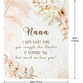 thumbnail image 7 of LHSHID Nana Gifts Gifts for Nana Blanket Nana Birthday Gifts Nana Gift Nana Gifts from Grandkids Best Nana Ever Gifts Nana Gifts Ideas for Mothers Day to My Nana Blanket Christmas 30"x40", 7 of 7