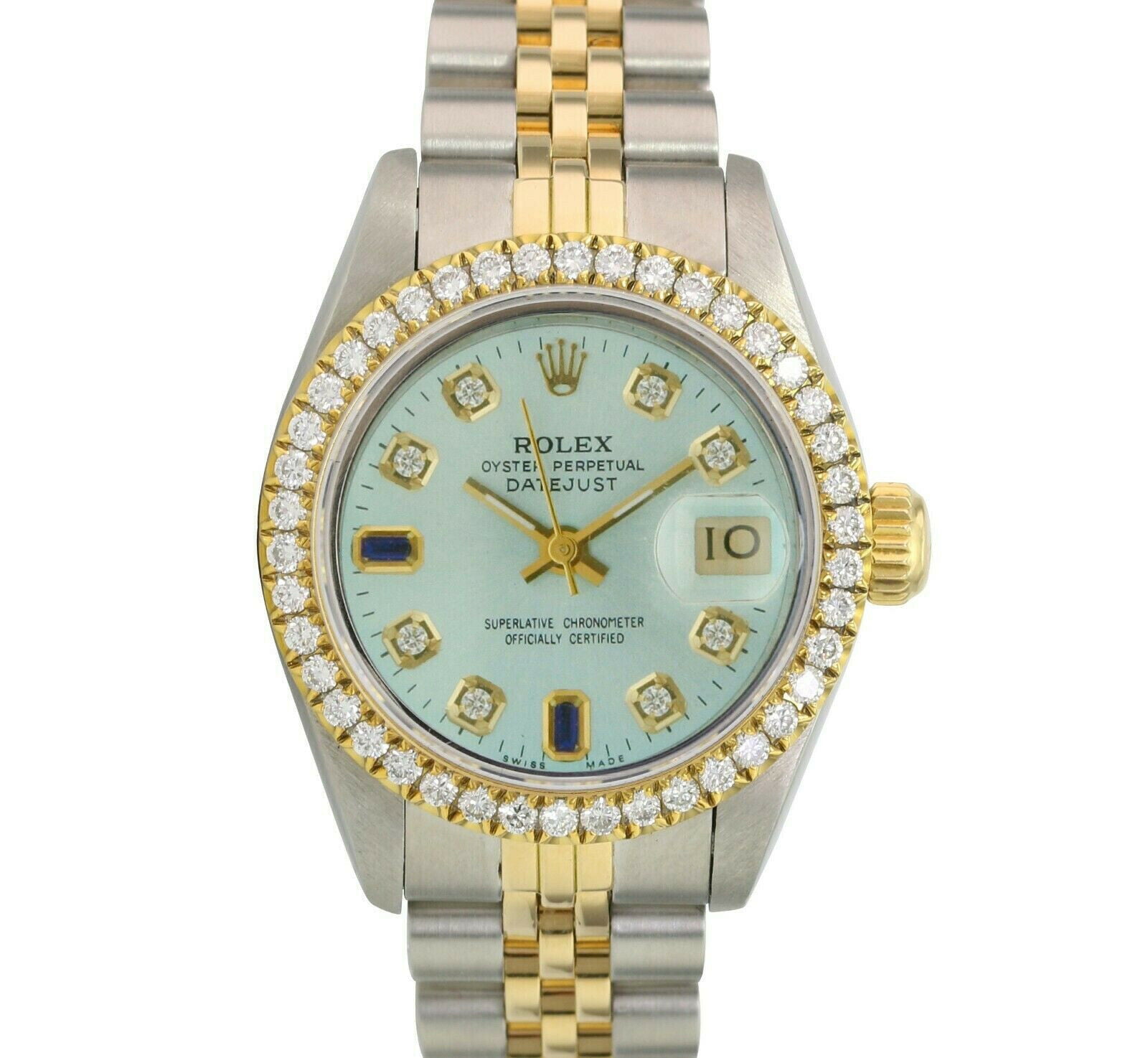 rolex 69173 diamond bezel