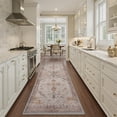 thumbnail image 2 of SIXHOME 2'x6' Runner Rug for Hallway Vintage Bohemian Soft Kitchen Rug Neutral Washable Non-Slip Low Pile Carpet for Entryway Bedroom Kitchen Laundry Room Indoor Floor Runner for Home Decor Beige, 2 of 6