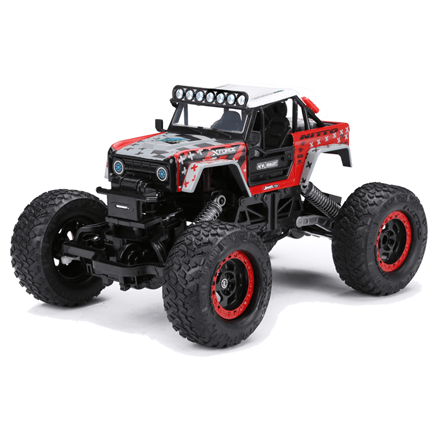 New Bright RC 4x4 1:15 Radio Control Ford Bronco Rock Crawler - Red - Walmart.com - Walmart.com