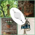 thumbnail image 6 of Retractable Hanging Basket Pulley System with Hook for Garden Plant Pots Patio Deck Overhead Storage White, 6 of 7