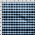 thumbnail image 4 of oneOone Cotton Flex Medium Blue Fabric Check Fabric For Sewing Printed Craft Fabric By The Yard 40 Inch Wide, 4 of 4