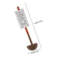 thumbnail image 2 of OUNONA Rustic Orange Iron Hanging Planter Box for Outdoor Fence, Railings, Wall Mount - Garden Decor, 2 of 7