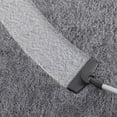thumbnail image 6 of Astarin Fluffy Shag Gray Solid Print Area Rug, 2' x 3', 6 of 7