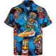 thumbnail image 3 of Camisas hawaianas divertidas para hombre, camisas de playa con botones y manga corta con estampado completo, blusa de verano de gran tamaño para hombres y mujeres, 3 of 5