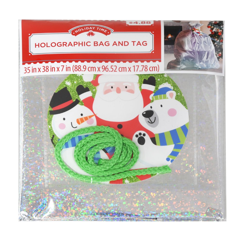 Holiday Time Christmas Gift Bag - Walmart.com - Walmart.com