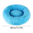 thumbnail image 3 of Cevemin All Season Universal Soft Breathable Pet Sleeping Sofa Bed Thick Plush Warm Cool Dual Purpose Foldable Anti-Slip Bottom Pet Nest For Small Medium Size Cats Dogs Indoor Daily Rest, 3 of 6