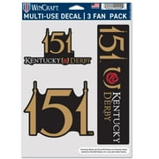 Kentucky Derby 151 5" x 7.75" Pack Fan Decal