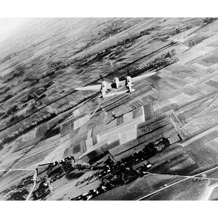 LAMINATED POSTER 10th Tactical Recon Group F-5 (P-38) making a photo sweep over France, 1944. Source: National Archiv Poster Print 24 x 36