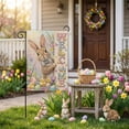 thumbnail image 6 of Yhmxh Happy Easter Garden Flag, Easter Egg Bunny Garden Flag Easter Garden Flags 12x18 Inch Double SidedFarmhouse Garden Flags Easter Yard Flag Easter Decorations Outdoor Decor, 6 of 6