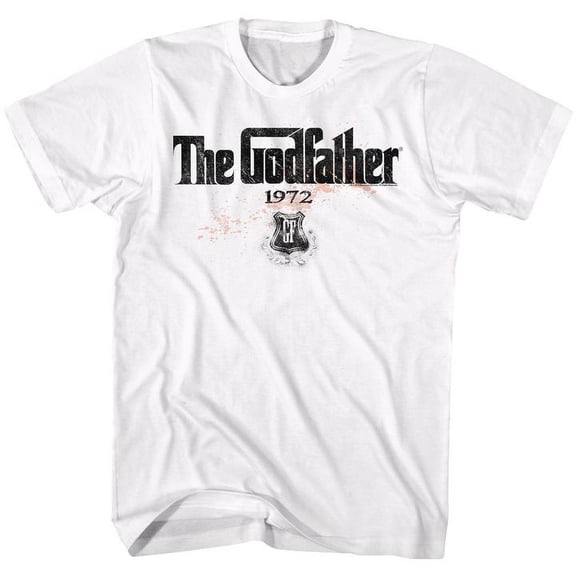 The Godfather 1972 White Adult T-Shirt 5Xl
