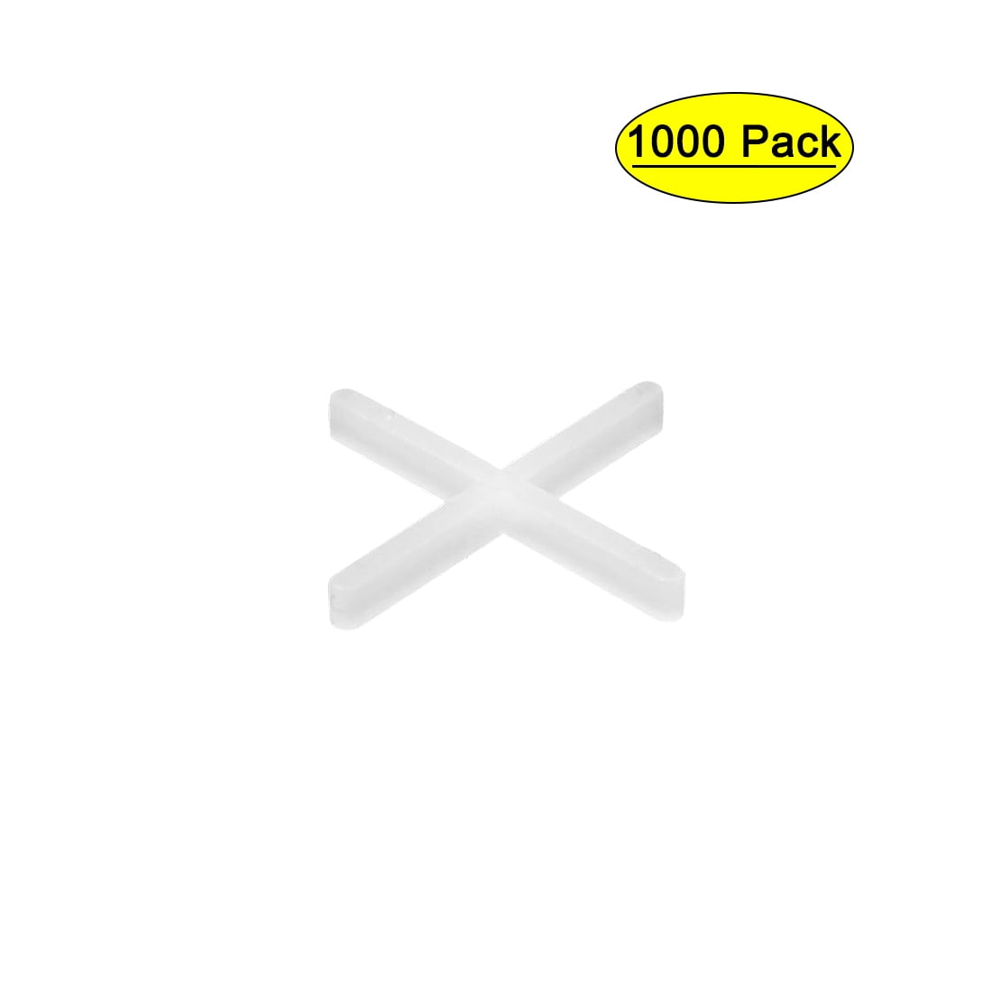 Wall Floor Ceramic Tile Plastic Cross Spacer 1.5mm White 1000pcs
