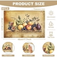 thumbnail image 2 of 6Pcs Fresh Fruit Farmhouse Placemats 11.8x17.7 Inch Vintage Fruit Harvest Table Mats for Party Dining Decoration Colorful Washable Wipeable Place Mat Cloth for Home Kitchen Dining Table, 2 of 9