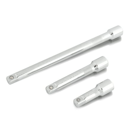 Hyper Tough 3-Piece 1/2-inch Drive Extension Bar Set, 3-Sizes