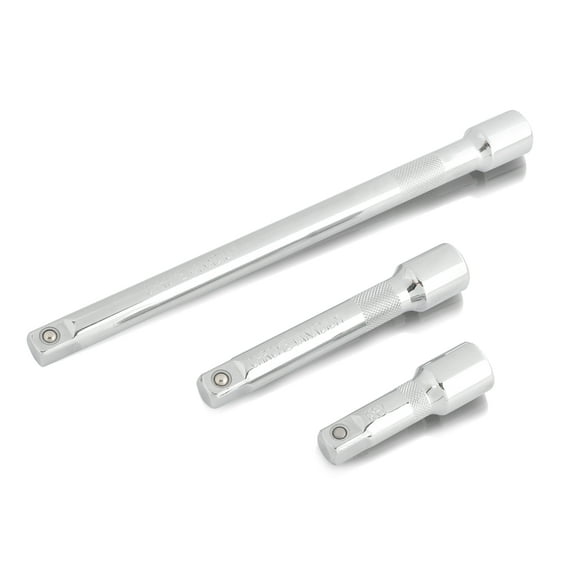 Hyper Tough 3-Piece 1/2-inch Drive Extension Bar Set, 3-Sizes