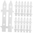 thumbnail image 5 of RENACLIPY 15Pcs Mini Picket Fence Plastic Decorative Christmas Tree Ornament for Home and Garden, 5 of 7