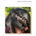 thumbnail image 3 of Peluca de trenza de espina de pescado, aro para el cabello, todo en uno, para mujer, sello para el cabello, aro para el cabello prensado, tocado, aro para el cabello, 3 of 6