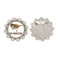 thumbnail image 1 of Broche Pájaro gorrión Unbranded Plata 7.5 cm, 1 of 3