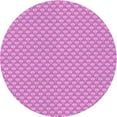 thumbnail image 1 of Ahgly Company Tapis Rond Lavable en Machine Intérieur Transitionnel Violet Violet, 3 Pieds Rond, 1 of 7
