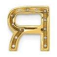 thumbnail image 4 of 14K  Diamond Letter R Initial Charm PM5221R, 4 of 5