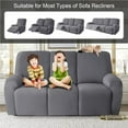 thumbnail image 6 of XIATIAN 1/2/3 Seater Recliner Sofa Cover Lazy Boy Elastic Sofa Protector Relax Armchair Covers Pets Anti-Scratch Stretch Slipcover Home, 6 of 6