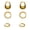 Gold, variant on 14K Gold Plated Hypoallergenic Small Hoop Earrings Set, Zircon Heart Chunky Stackable Earrings for Women Gifts for Mom