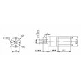 thumbnail image 3 of ZOUSSIQI Moteur Électrique Réversible 12V Haute Réduction 15-200RPM Diamètre Extérieur 20MM(200RPM) CA919-38142, 3 of 9