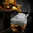 thumbnail image 4 of NutriChef NCGDS16 Home Bar Glass Whiskey Decanter Aerator Set with Whiskey Glasses, 3-Piece, Ship Design, 4 of 4